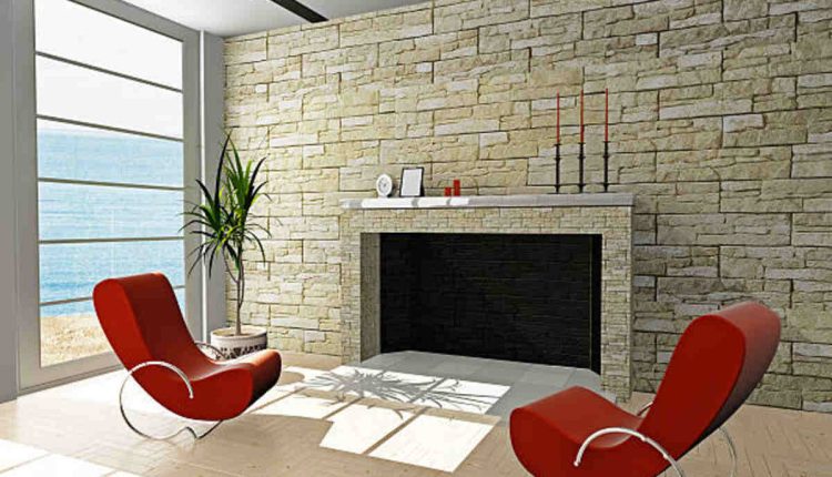 Design a River Rock Fireplace
